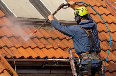 Démoussage et hydrofuge de toiture à Courteilles